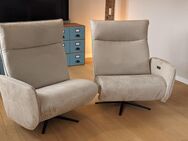 2 Stück Lounger Relaxsessel mit Liegefunktion elektrisch mit Akku - Teterow