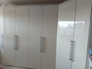 Hochglanz "Polarweiss" Schlafzimmerschrank - Türkheim