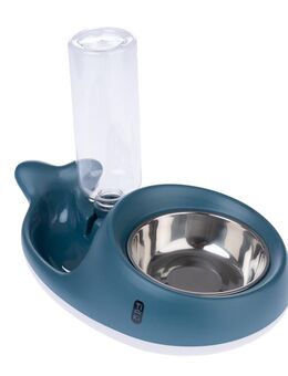 TIAKI Futter- und Wasserspender Kleiner Wal - 350 ml Futter, 500 ml Wasser