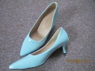 Klassische flache China-Pumps Lack hellblau Gr. 41 - NEU - Rottendorf