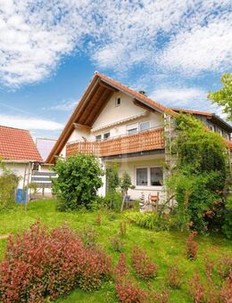 Gepflegtes Zweifamilienhaus in unverbaubarer Randlage und vielen Highlights - Obersontheim