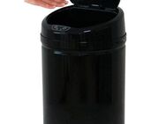 ECHTWERK Mülleimer INOX BLACK, Infrarot-Sensor, Korpus aus Edelstahl, Fassungsvermögen 30 Liter