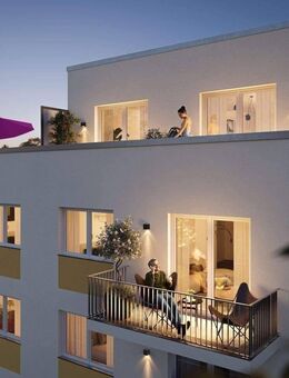 2-Zimmer-Penthousewohnung mit großer Terrasse und Panorama. - Ladenburg