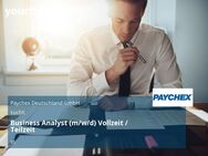 Business Analyst (m/w/d) Vollzeit / Teilzeit - Berlin Mitte