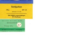 DDR: Etiketten "VEB OGEMA, Langenweddigen", unbenutzt, neu - Brandenburg (Havel)
