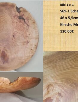 Handgedrechselte Schale Unikat aus Kirschholz - Velden (Regierungsbezirk Niederbayern)