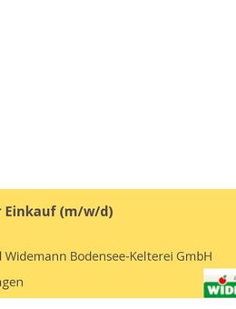 Mitarbeiter Einkauf (m/w/d) - Bermatingen