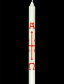 2 Kirchenkerzen Osterkerzen Stabkerzen 1968 - Alpha Omega - unbenutzt - Geburtstag Jg. 1968 in 22309