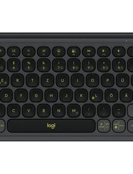 Logitech POP ICON KEYS - GRAPHITE - DEU - CENTRAL-419 Gaming-Tastatur (Hergestellt aus recyceltem Kunststoff)