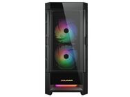 Cougar PC-Gehäuse DUOFACE RGB, Mid Tower, Schwarz