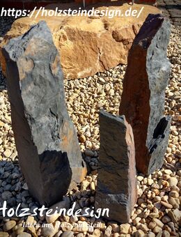 Stele Set aus Schiefer, Naturstein Stelen Mosel Lay 2 - Argenthal