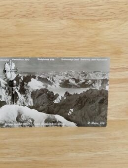 Ansichtskarte-AK-887-Zugspitzgipfel gegen Großglockner-Gruppe. - Nörvenich