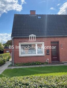 Erstbezug nach Sanierung, DHH mit kl. Garten und Terrasse in ruhiger Wohnlage von Emden-Petkum ! - Emden