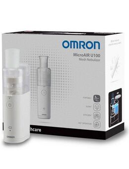 Omron Inhalationsgerät MicroAIR U100 tragbar, leise & effizient, für zu Hause & unterwegs, effektive Behandlung von Atemwegserkrankungen für Erwachsene & Kinder