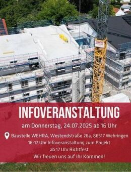 MAURER-HOF: Betreutes Wohnen in Friedberg-Ottmaring mit attraktiver Süd-West-Ausrichtung - Friedberg