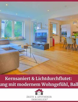 Modernisierte 3 ZKB-Wohnung mit modernem Schnitt und Garage in Wilhelmshöhe - Kassel