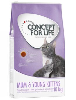 Concept for Life Mum & Young Kittens - Verbesserte Rezeptur! - Sparpaket 2 x 10 kg