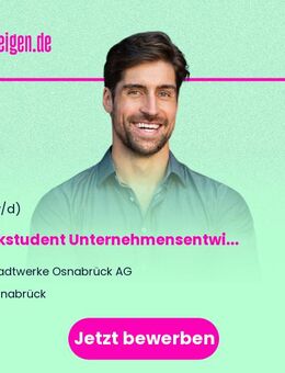Werkstudent (m/w/d) Unternehmensentwicklung - Osnabrück
