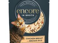 Sparpaket Encore Cat Pouch 48 x 70 g - Huhn mit braunem Reis