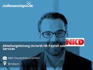 Abteilungsleitung (m/w/d) HR Payroll und Services - Bindlach