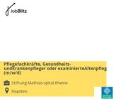 Pflegefachkräfte, Gesundheits- undKrankenpfleger oder examinierteAltenpfleger (m/w/d) - Hopsten
