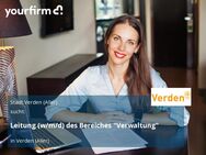 Leitung (w/m/d) des Bereiches "Verwaltung" - Verden (Aller)