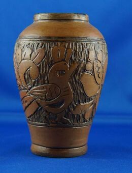 kleine Vase aus Ton, georgische Handarbeit - Jena