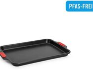 WOLL Backform Woll Let's bake! Backblech, 23x33 cm, (1-tlg), mit Antihaftversiegelung und integrierten Silikongriffen, PFAS-Frei
