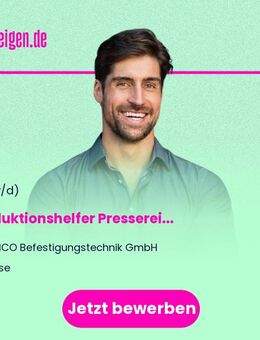 Produktionshelfer Presserei (m/w/d) - Ense