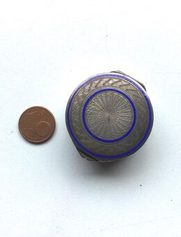 Alpaca Art Deco Dose Versilbert Pillendose 1930er Jahre - Fulda
