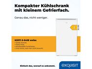 exquisit Kühlschrank KS117-3-040E weiss, 85 cm hoch, 48 cm breit