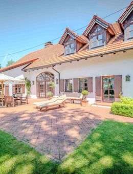 Einzigartiges, hochwertiges Landhaus auf sonnigem Grundstück am Lech - Unterdießen