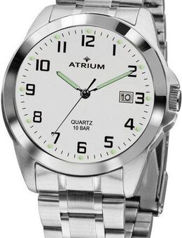 Atrium Quarzuhr A16-30, Armbanduhr, Herrenuhr,Damenuhr,Edelstahlarmband, bis 10bar wasserdicht