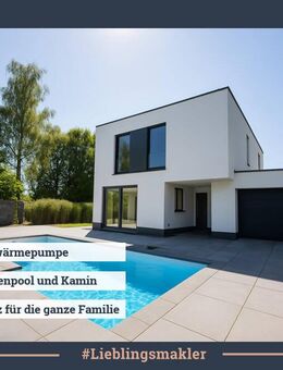 Neubau Architektenvilla in ruhiger Lage || KFW55 Erdwärme || Kamin & Außenpool - Köln