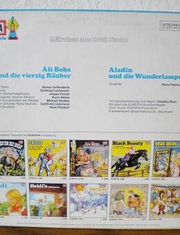 Ali Baba und die vierzig Räuber-Aladin und die Wunderlampe-Hörspiel-Vinyl-LP,Europa,ca. 1966,1. Serie - Linnich