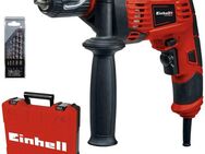 Einhell Schlagbohrmaschine TC-ID 720/1 E Kit, (Set, 3-tlg), inkl. Koffer für universelle Aufbewahrung von Werkzeug und Zubehör