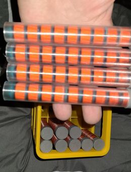 3D DRUCK KASTEN HALTER FS FIRST STRIKE RÖHRCHEN SPEED LOADER MIT FÜLLUNG NEU RARITÄT - Cottbus