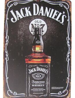 Jack Daniel´s - Tennessee Whiskey - Blechschild 30 x 20 cm - Motiv 19 - Doberschütz