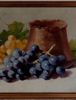 Ölgemälde v. WALTER MEINIG (1902), Stilleben mit Trauben um 1940! - Berlin
