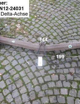 Alko Delta Wohnwagenachse Delta-SI-N12 1200kg gebr. zB Dethleffs Nomad RM5 ca 199cm - Schotten Zentrum