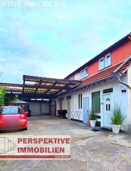 Einfamilienhaus mit Lagerräumen, Halle, Werkstatt etc. - Höchst (Odenwald)