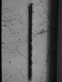 Mainau Holz Bleistift mit Radiergummi 38,5 cm Andenken Souvenir 3,- - Flensburg