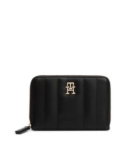 Tommy Hilfiger Geldbörse TH FEMININE MED ZA, Damen Geldbeutel, Portemonnai mit TH-Schmuckelement
