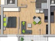Gemütliche Zwei-Zimmerwohnung im Obergeschoss mit Aufzug, Tiefgarage, Kellerabteil, Erstbezug - Ettenheim