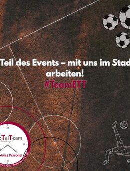 Arbeiten, wo andere jubeln – sei dabei mit dem ElbTalTeam ! - Dresden