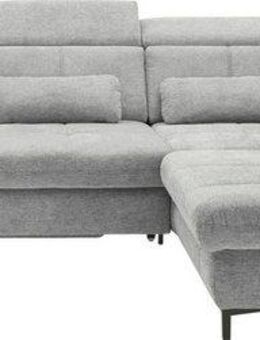 set one by Musterring Ecksofa SO 3400 Sitzhöhe 47cm oder 49cm, Sitztiefe verstellbar, B/T 317/220 cm, Kaltschaumpolsterung, Flachgewebe, whlw. mit Funktionen, Sitzhöhe 47