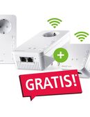 WiFi Starter Kit Powerline Adapter Mesh WLAN 1200 Mbit mit devolo Magic 1200 in 42105
