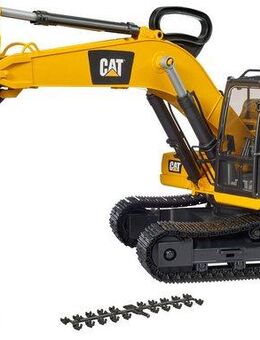Bruder® Spielzeug-Bagger Cat Schaufelbagger 60 cm (02483), Made in Europe