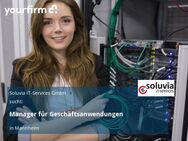 Manager für Geschäftsanwendungen - Mannheim