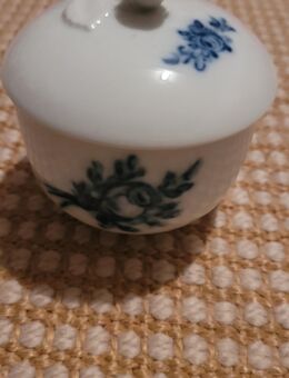 Hutschenreuther Zuckerdose blaue Rose - Bonn